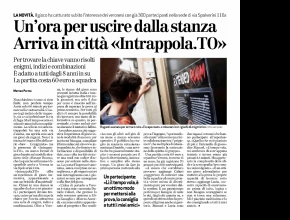 L'Arena - Un'ora per uscire dalla stanza. Arriva in città Intrappola.to