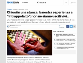 Rimini Today : Chiusi in una stanza, la nostra esperienza a "Intrappola.to"