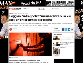 Foggia Today - Foggiani intrappolati in una stanza buia, c'è solo un'ora di tempo per uscire