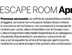 Gioia - Escape room: aprite quella porta!