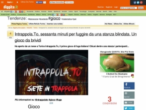 Diggita.it - Intrappola.to: sessanta minuti per fuggire da una stanza blindata