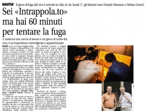 Giornale di Monza - Sei Intrappola.to ma hai 60 minuti per tentare la fuga