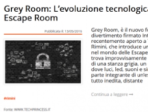 Makemefeed - Intrappola.to: Grey room, l'evoluzione tecnologica delle escape room