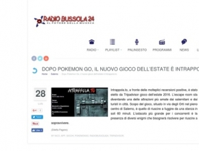 Radio Bussola - Dopo Pokemon Go il nuovo gioco dell'estate è Intrappola.to