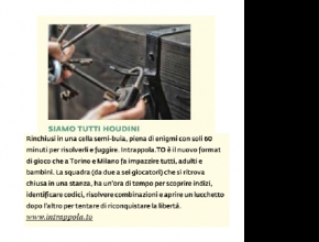 Shop in the City - Siamo tutti Houdini: il fenomeno di Intrappola.to