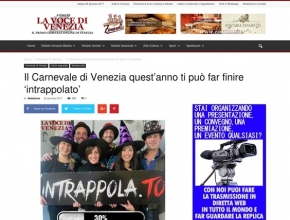 La voce di Venezia - Il Carnevale di Venezia quest’anno ti può far finire ‘intrappolato’