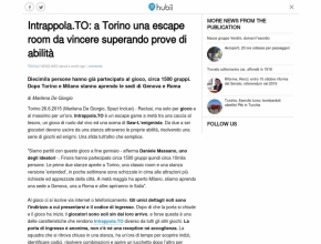 Hubii.com - Intrappola.To: a Torino una escape room da vincere superando una prova di abilità