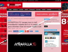 Voce del Gargano - Intrappolato, l'escape room "in mall", ti aspetta al GrandApulia