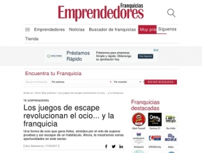 Emprendedores - Los juegos de escape revolucionan el ocio... y la franquicia