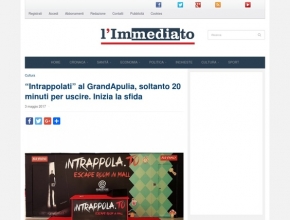 L'Immediato - “Intrappolati” al GrandApulia, soltanto 20 minuti per uscire. Inizia la sfida