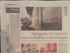 La Stampa - Intrappola.to: nel gioco esci se calcoli l’area del triangolo